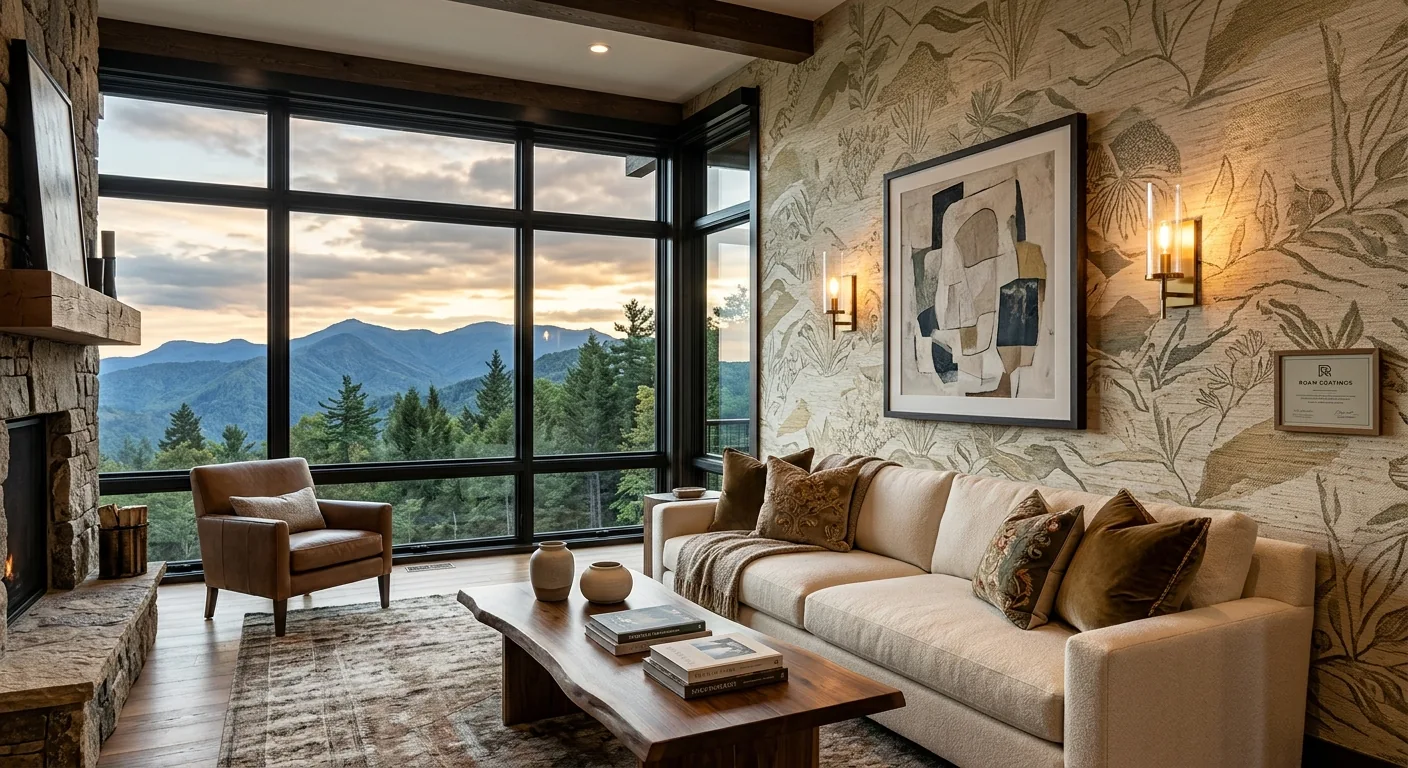 Layered interior in natural tones